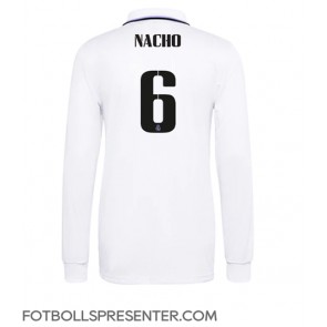 Real Madrid Nacho #6 Hemma Matchtröja 2022-23 Långärmad